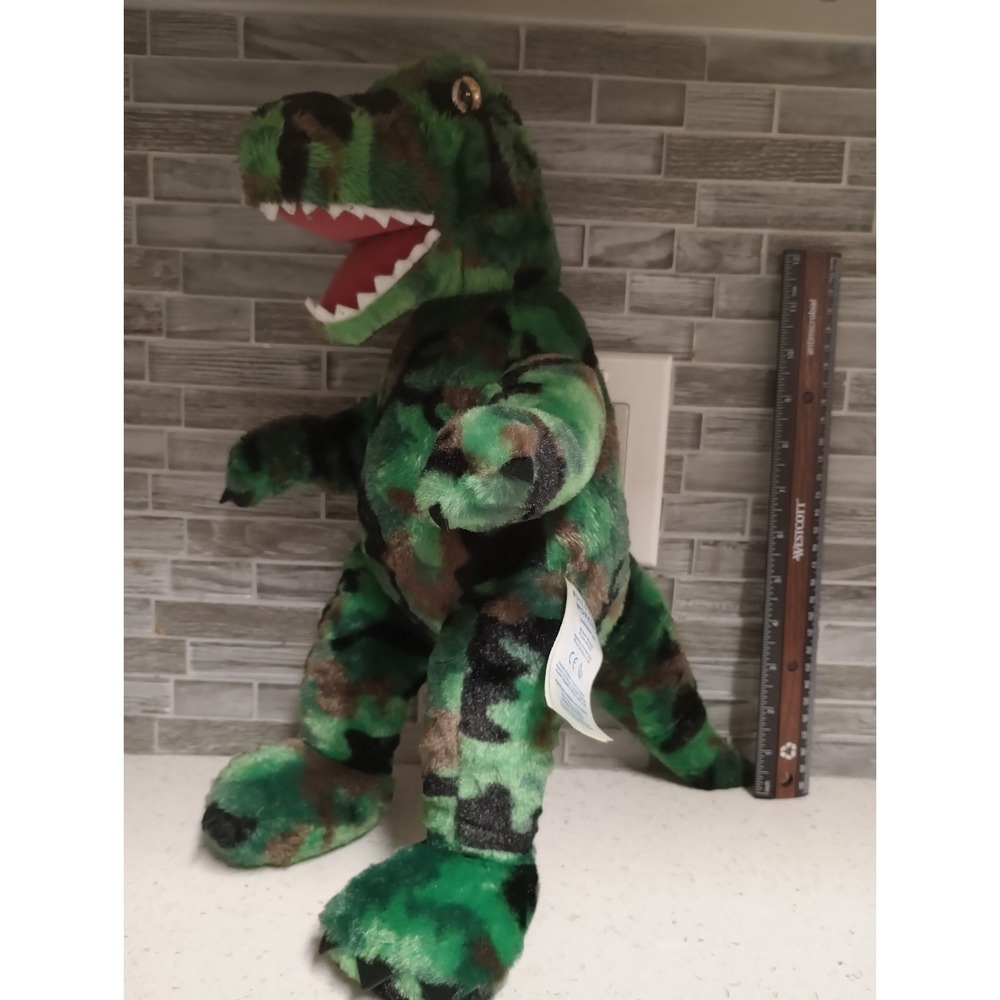 Build A Bear Workshop Green‎ Dinosaur Velociraptor Raptor TREX Plush